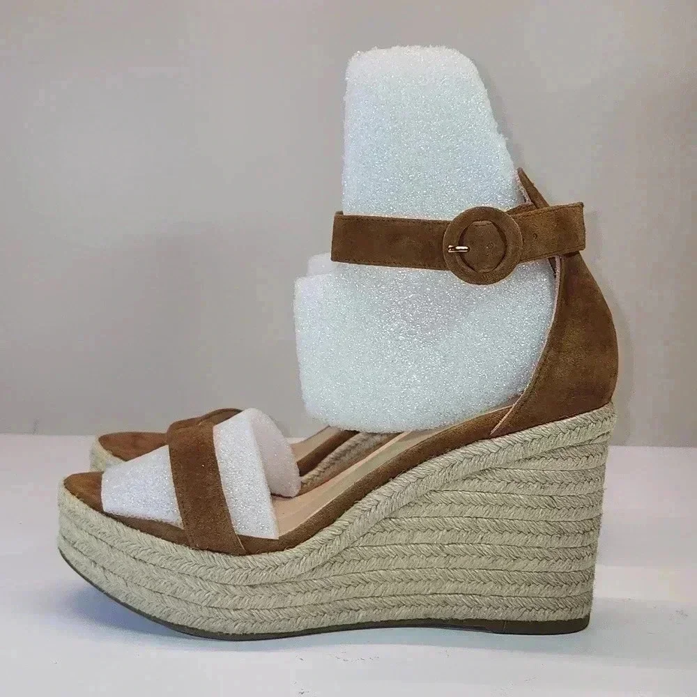L'Agence Elysee Suede Espandrile 39.5